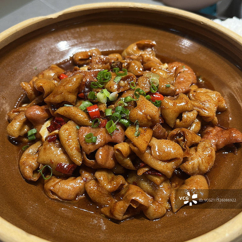 湘菜 下饭菜 炒肥肠图片素材