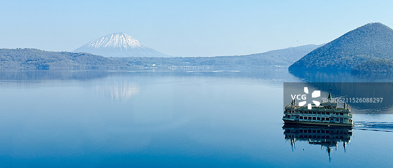 洞爷湖游船图片素材