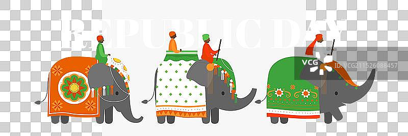 印度共和国日banner模板图片素材