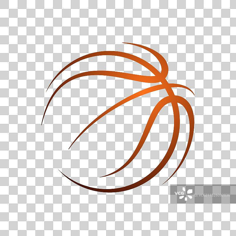 极简风格篮球图片素材