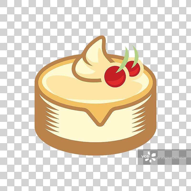 芝士蛋糕趣味logo草图设计图片素材