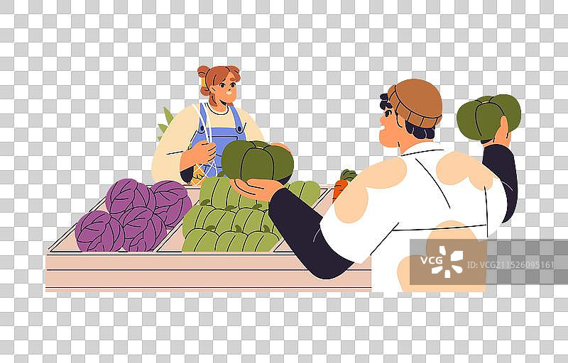 当地农民在市场销售天然食品图片素材