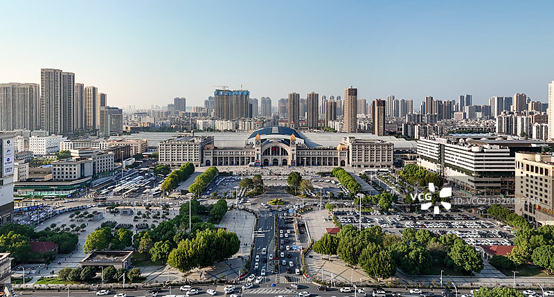 汉口火车站全景图片素材