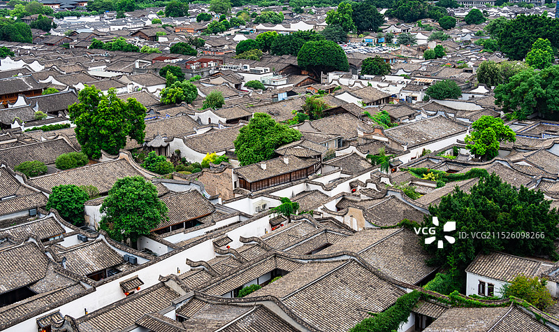 福州三坊七巷全景图片素材