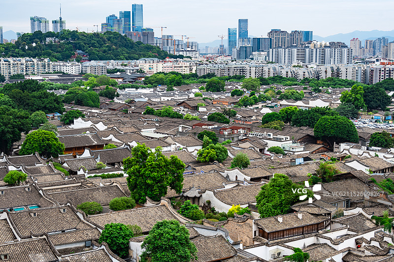 福州三坊七巷全景图片素材