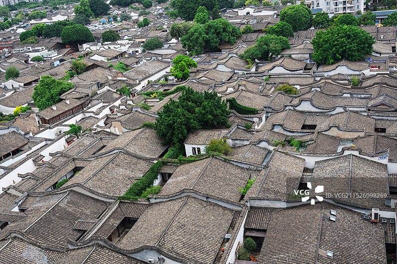 福州三坊七巷全景图片素材