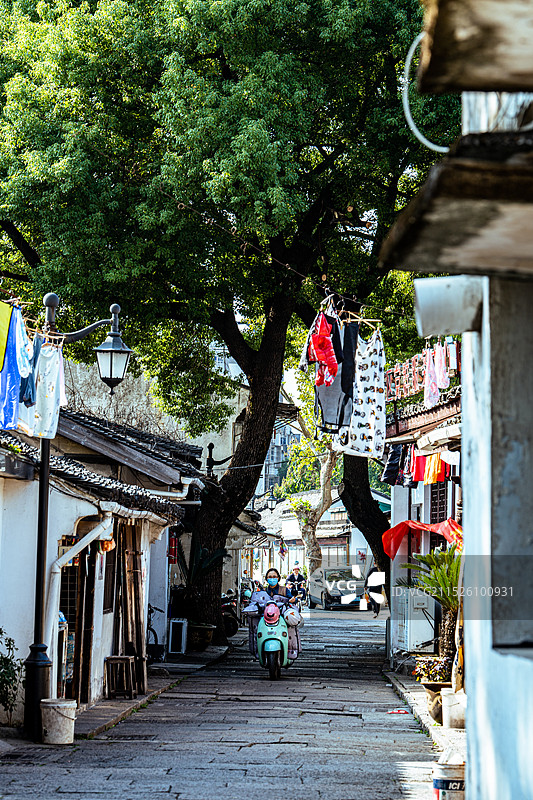 绍兴秋天 八字桥图片素材