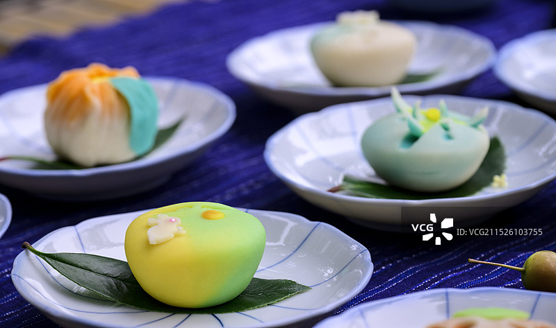 茶果子茶点心图片素材