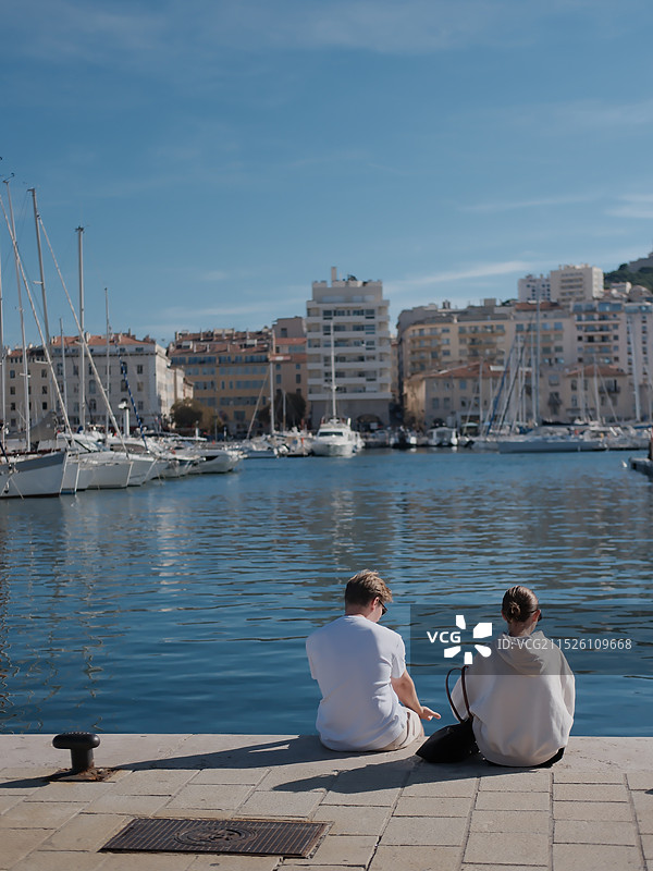 马赛旧港图片素材