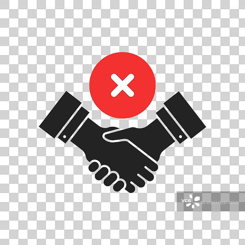 黑色握手图标图片素材