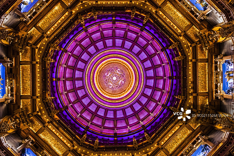 礼堂的灯图片素材