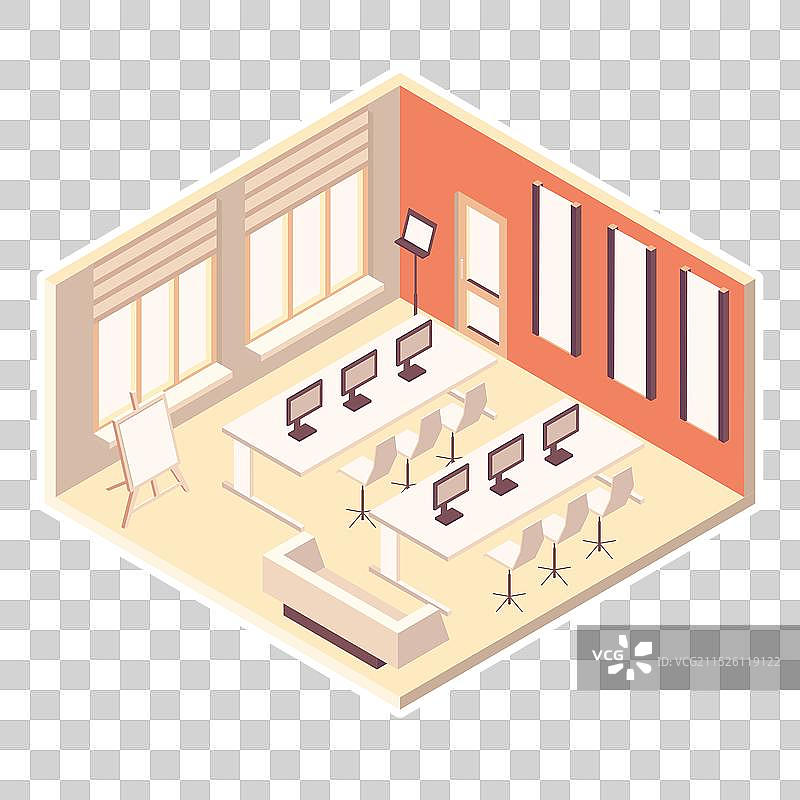 2.5D学校场景图片素材