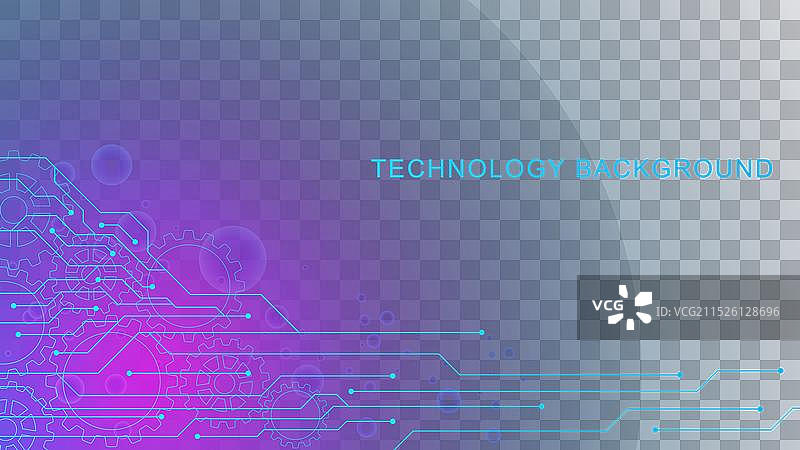 抽象数字技术概念图片素材