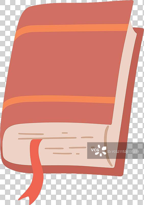 带有书签的关闭的书本图片素材