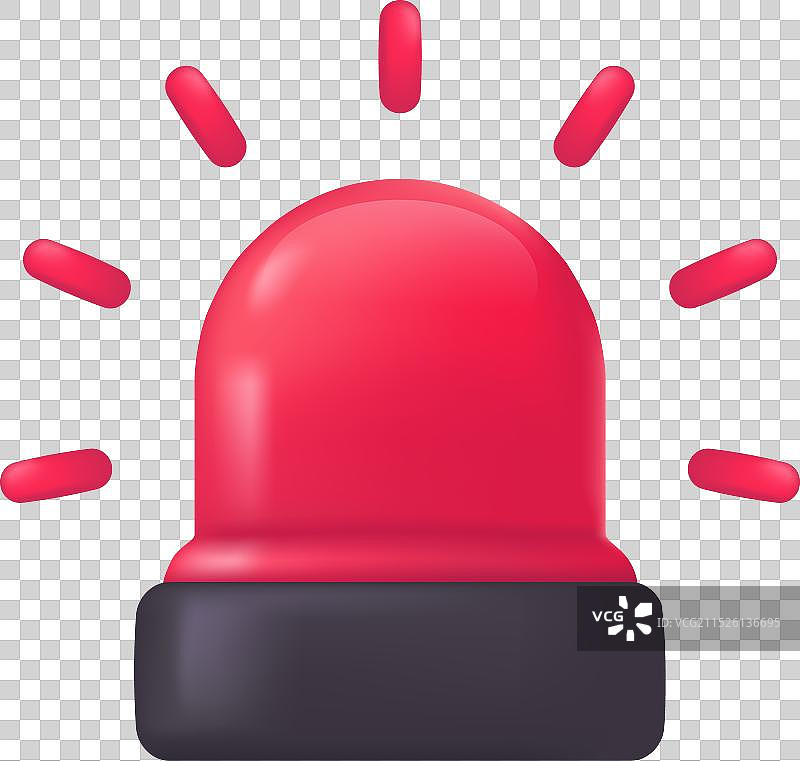 用于监控和警告的救护车警报器图片素材