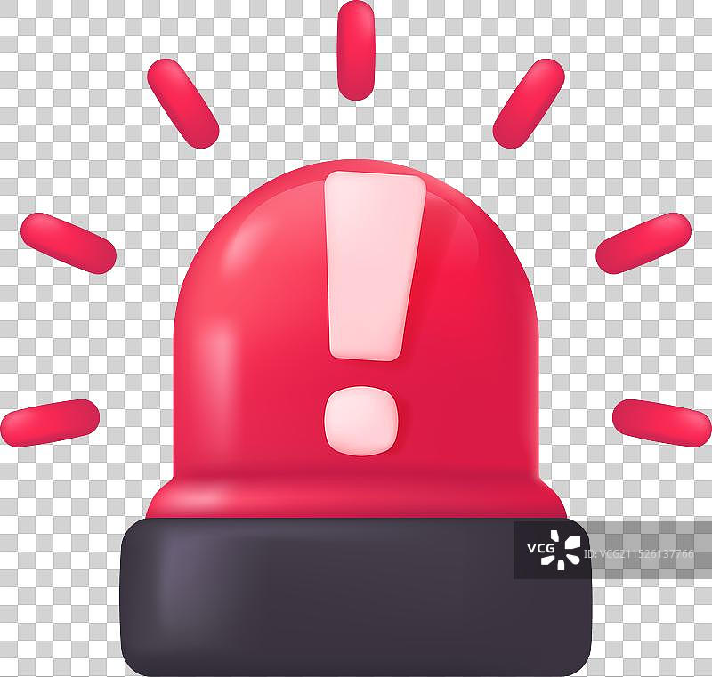 用于监控和警告的救护车警报器图片素材