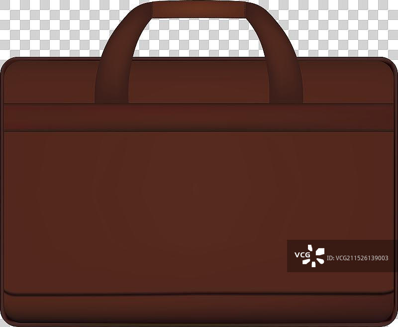 棕色笔记本电脑包图片素材