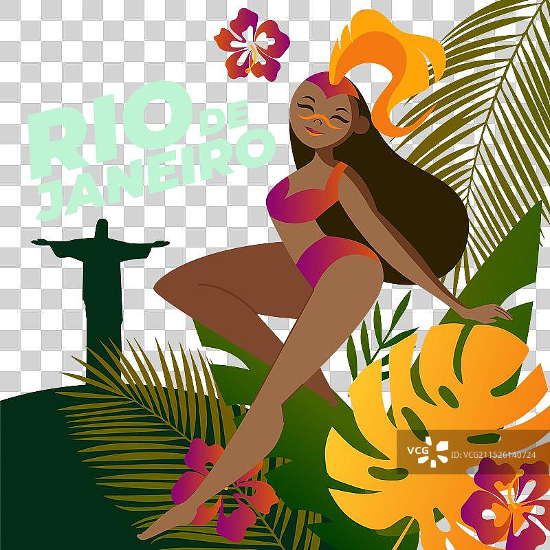 里约热内卢巴西狂欢节侧面图片素材