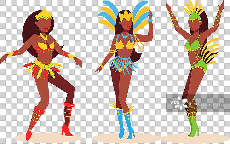 巴西狂欢节舞女合集图片素材