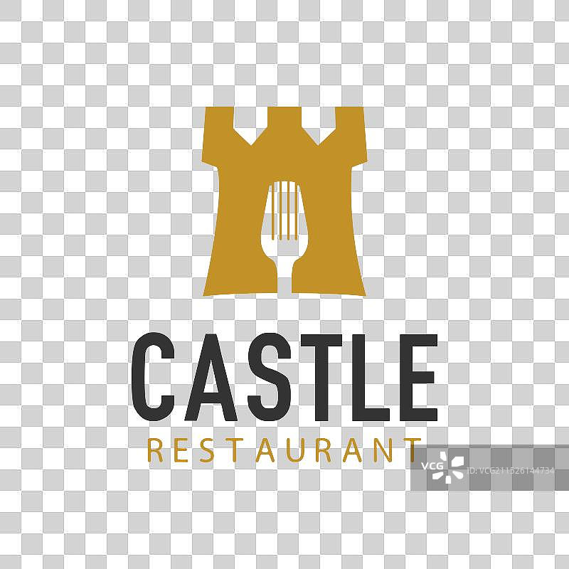 城堡Logo设计概念餐厅Logo设计图片素材