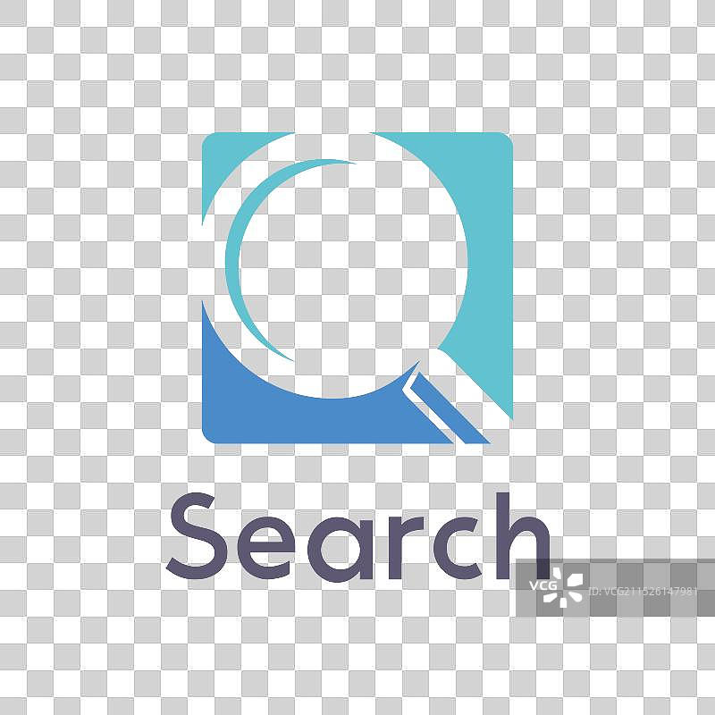 搜索或查找标志设计概念图片素材