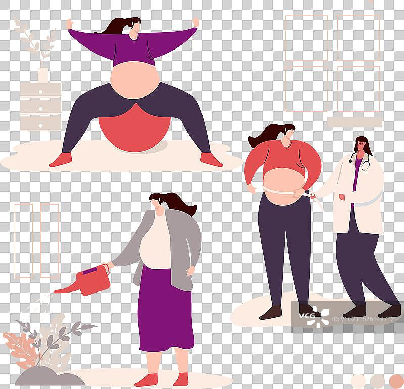 怀孕和孕产场景图片素材