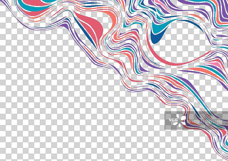 光滑彩色线性抽象背景图片素材