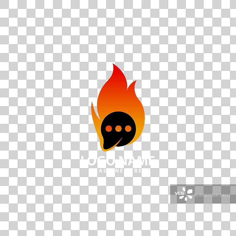 火焰信息Logo设计图片素材