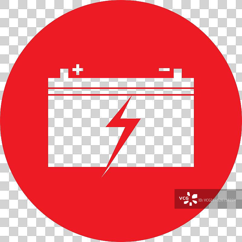 汽车电池图标图片素材