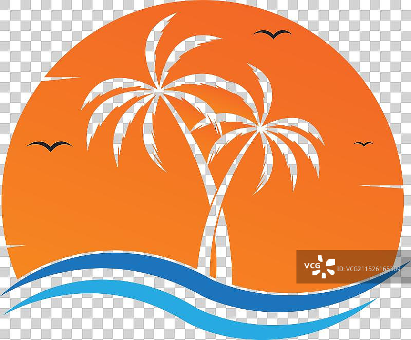 日落Logo图标图片素材