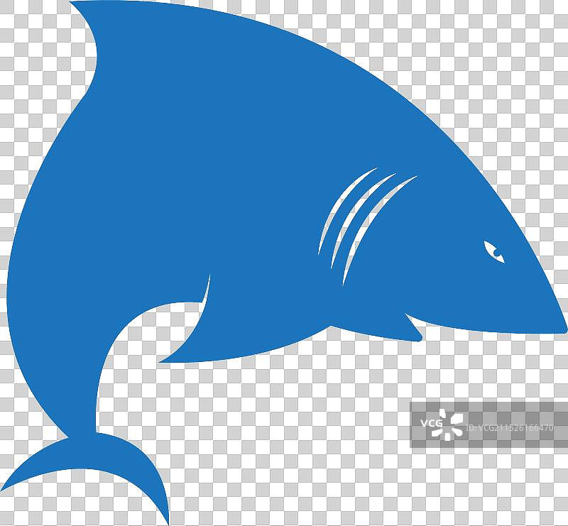 鲨鱼Logo模板图片素材