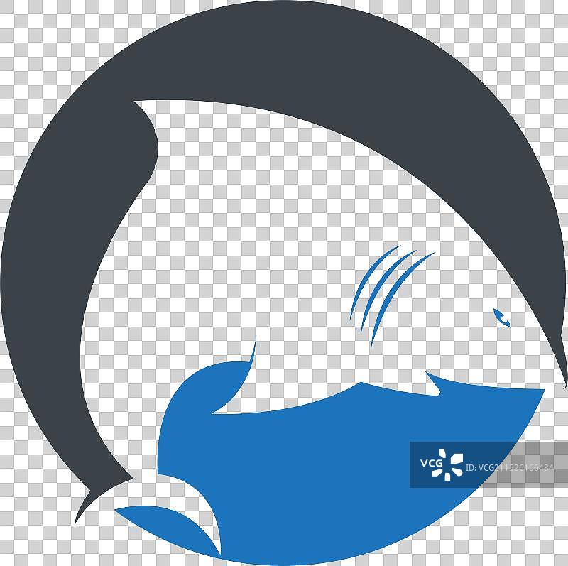 鲨鱼Logo模板图片素材