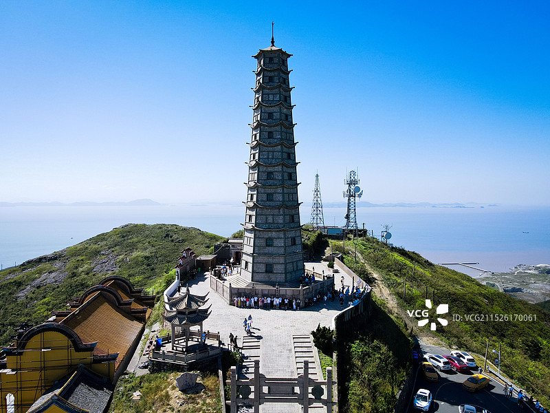 舟山市岱山县衢山观音山景区图片素材