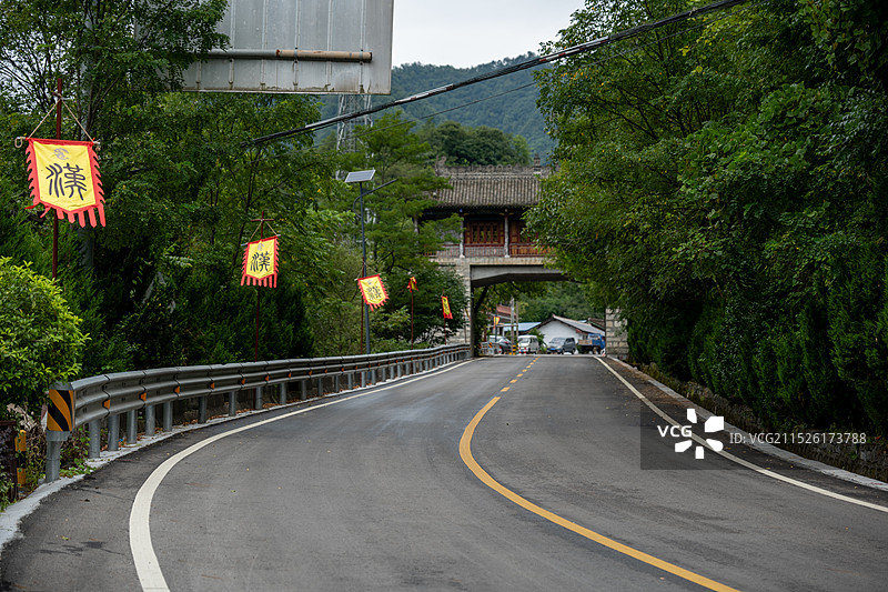 汉中张良庙紫柏山图片素材