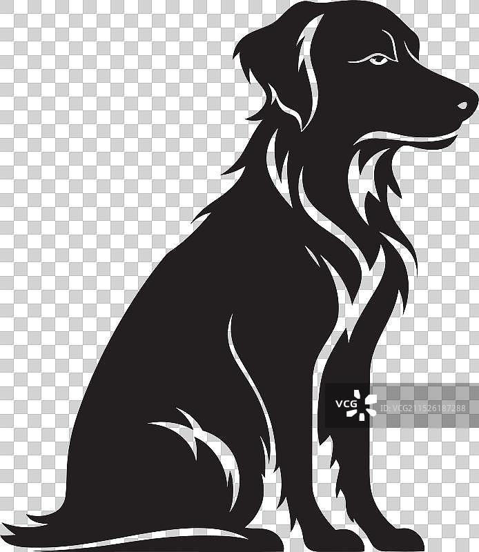 犬类数字艺术肖像图片素材