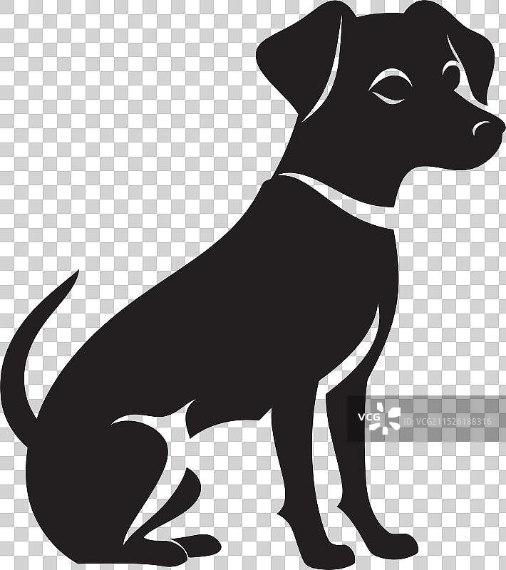 毛茸茸的朋友小狗数字艺术图片素材