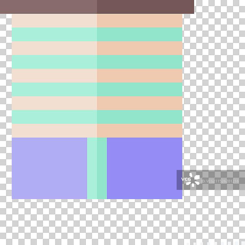 窗帘水平百叶窗图标图片素材