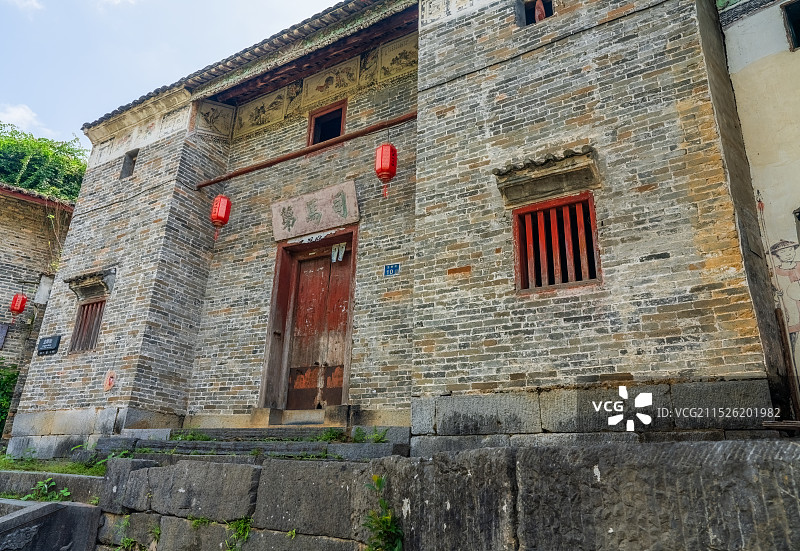 广西贺州黄姚古镇官宦民宅的代表之作司马第清朝建筑风光图片素材