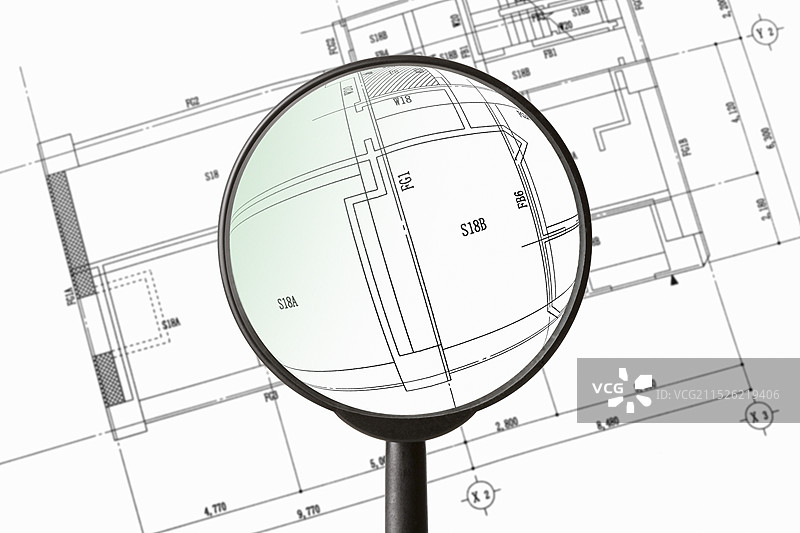 放大镜图片素材