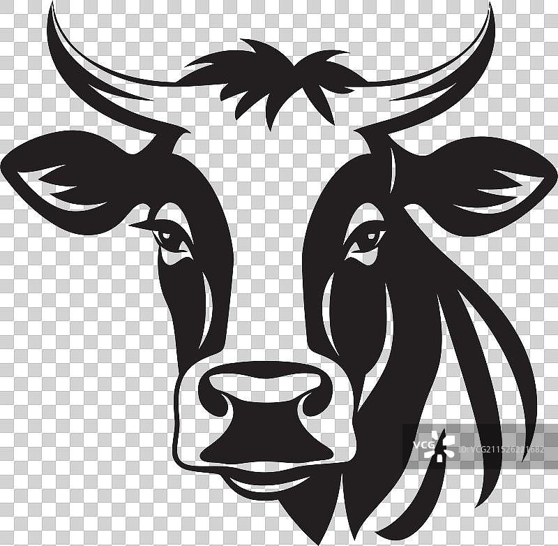 野生动物主题奶牛艺术作品图片素材