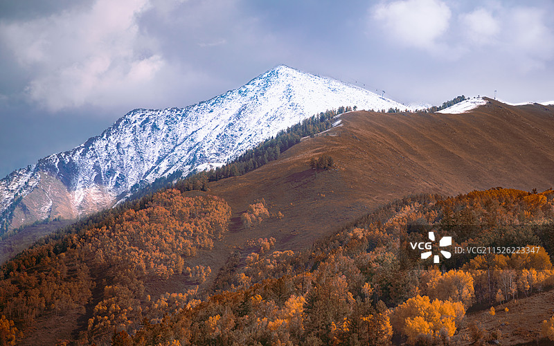 禾木，秋季的喀纳斯图片素材