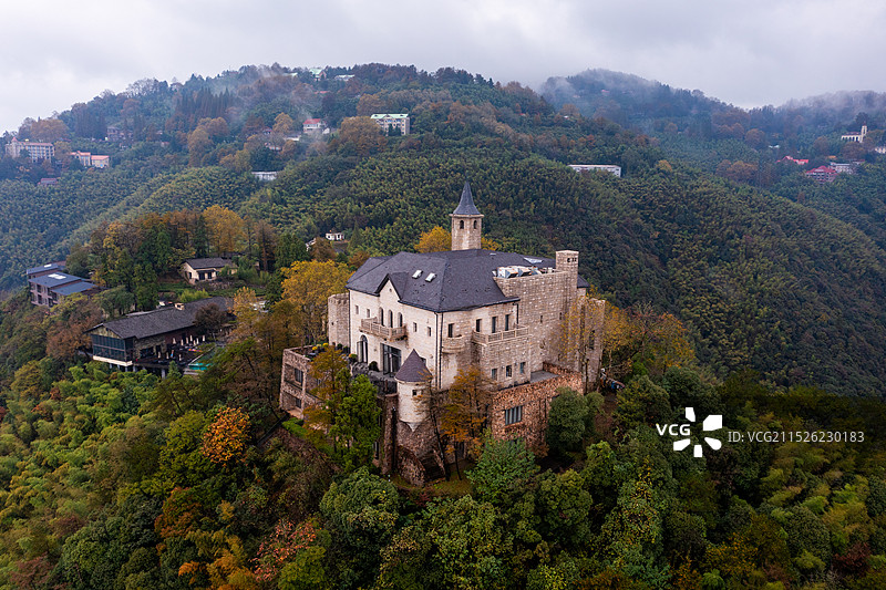 莫干山裸心堡图片素材