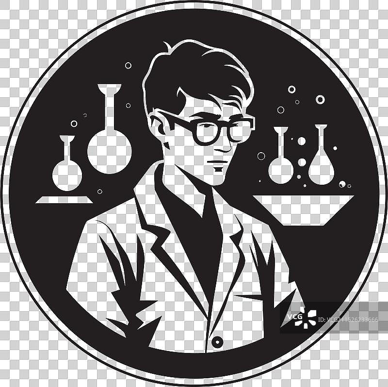 图形化实验室技术员图片素材