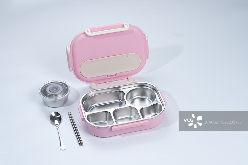 保温不锈钢饭盒图片素材