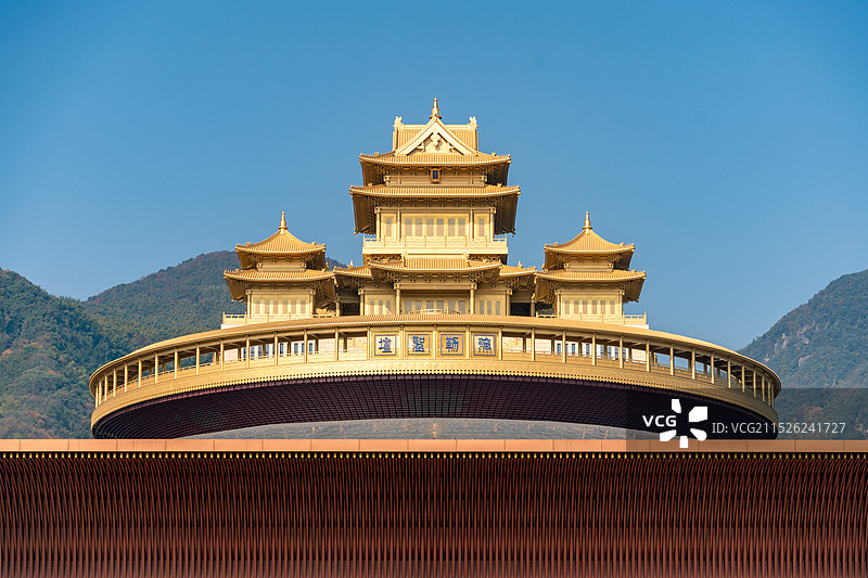 弥勒圣坛兜率天宫图片素材