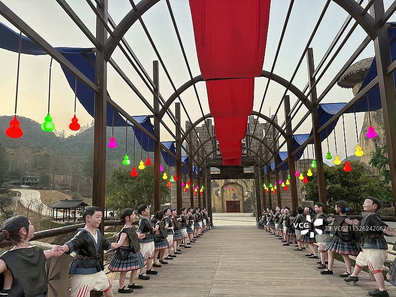 河池南丹县歌娅思谷·中国白裤瑶生态民俗风情园景区图片素材