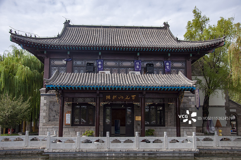 济南明府城百花洲剧场图片素材