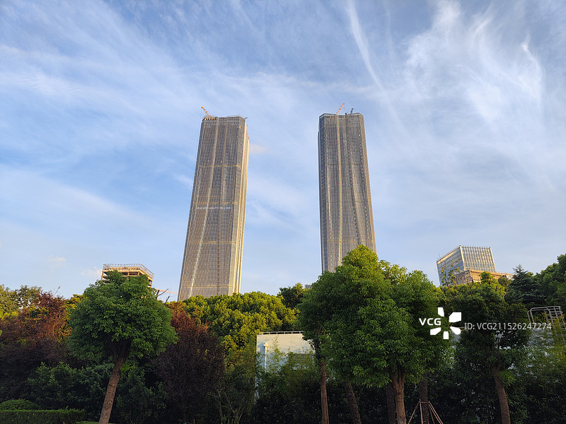 上海张江科学城地标建筑：科学之门图片素材