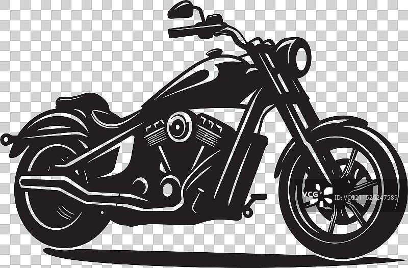 隐秘的自行车赛摩托车图片素材