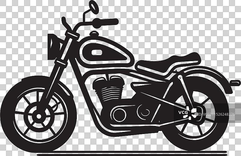 复古赛车哈雷摩托车图片素材